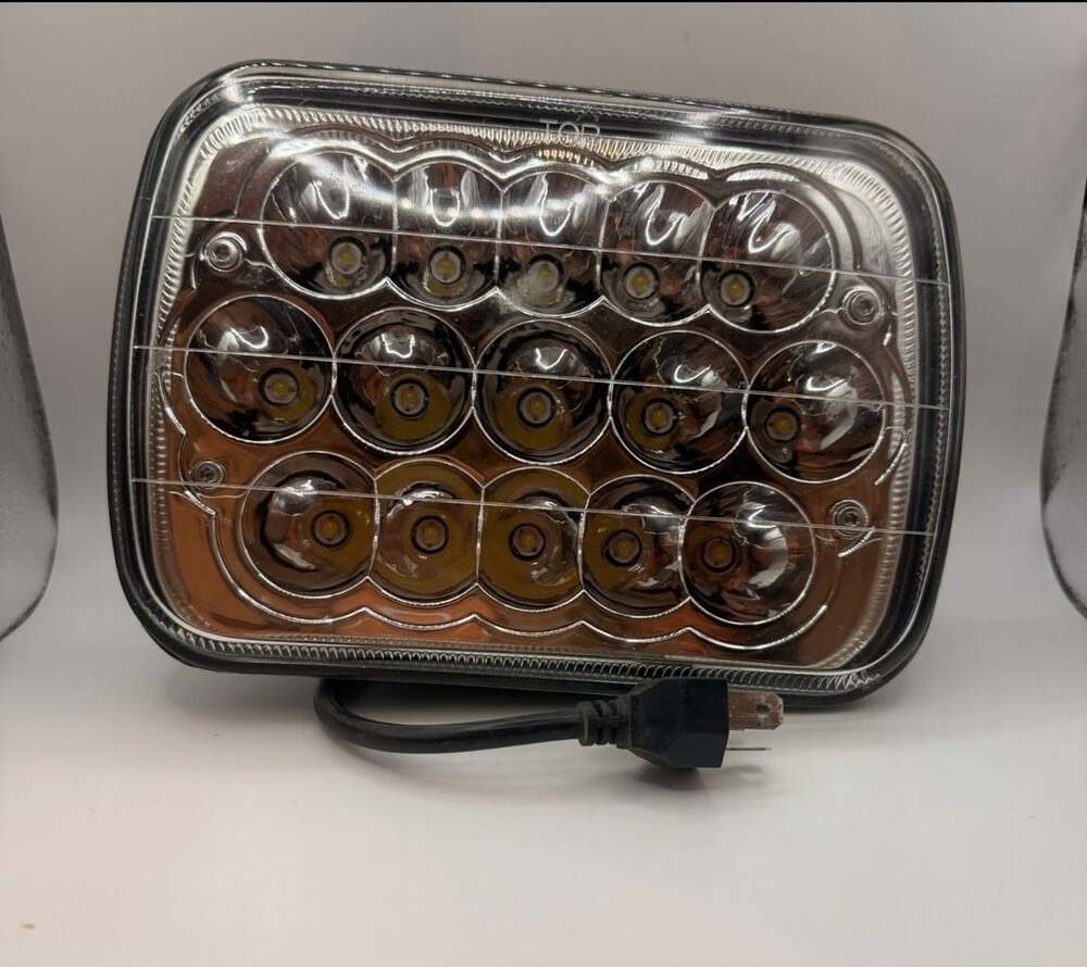 7x6 LED Headlight High Low Beam Sealed Rectangular Headlamp